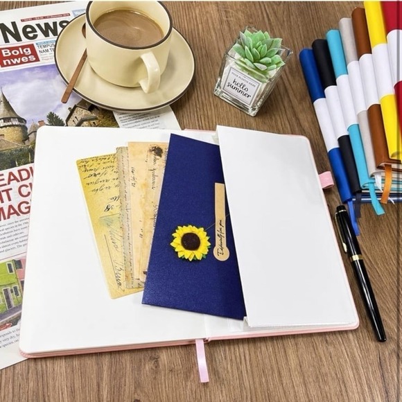 Notebook Journal, College Ruled Notebook Lined A5 160 Pages,Hard Cover Journals - Picture 7 of 10